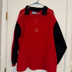 NCAA Nebraska 1/4 Zip Up Men's‎ Sweater